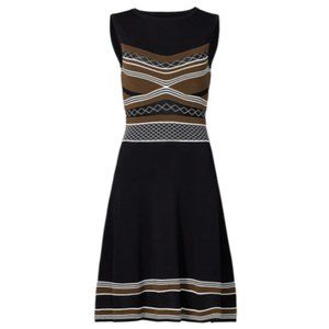 Shoshanna - Ava Dress in Olive/Black